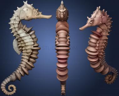 3D model Seahorse (1) (STL)